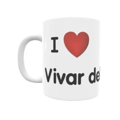 Taza - I ❤ Vivar del Cid Regalo original y funcional. Taza personalizada de tu localidad.