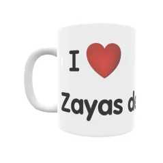 Taza - I ❤ Zayas de Torres Regalo original y funcional. Taza personalizada de tu localidad.