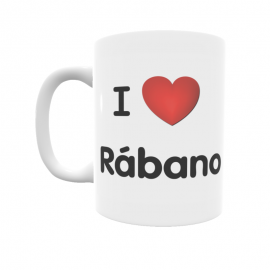 Taza - I ❤ Rábano