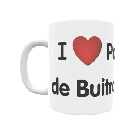 Taza - I ❤ Paredes de Buitrago Regalo original y funcional. Taza personalizada de tu localidad.