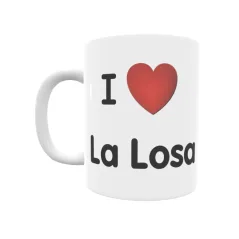 Taza - I ❤ La Losa Regalo original y funcional. Taza personalizada de tu localidad.