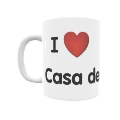 Taza - I ❤ Casa de Campo Regalo original y funcional. Taza personalizada de tu localidad.