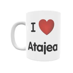 Taza - I ❤ Atajea Regalo original y funcional. Taza personalizada de tu localidad.