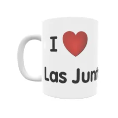 Taza - I ❤ Las Juntas Regalo original y funcional. Taza personalizada de tu localidad.