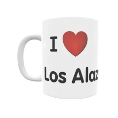 Taza - I ❤ Los Alazores Regalo original y funcional. Taza personalizada de tu localidad.