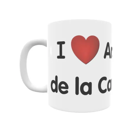 Taza - I ❤ Arsenal de la Carraca Regalo original y funcional. Taza personalizada de tu localidad.