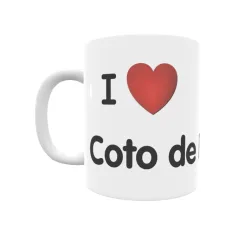 Taza - I ❤ Coto de Bornos Regalo original y funcional. Taza personalizada de tu localidad.