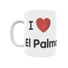 Taza - I ❤ El Palmar Regalo original y funcional. Taza personalizada de tu localidad.