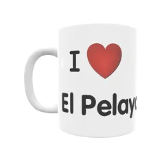 Taza - I ❤ El Pelayo Regalo original y funcional. Taza personalizada de tu localidad.