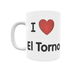 Taza - I ❤ El Torno Regalo original y funcional. Taza personalizada de tu localidad.