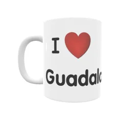 Taza - I ❤ Guadalcacín Regalo original y funcional. Taza personalizada de tu localidad.