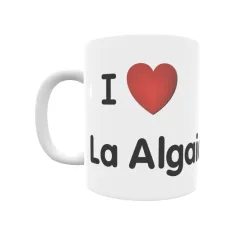 Taza - I ❤ La Algaida Regalo original y funcional. Taza personalizada de tu localidad.