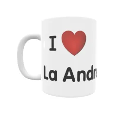 Taza - I ❤ La Andreita Regalo original y funcional. Taza personalizada de tu localidad.