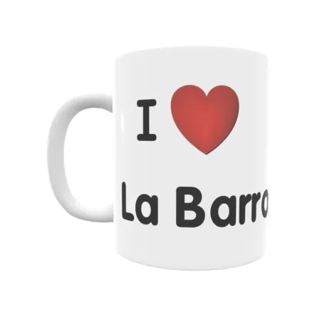 Taza - I ❤ La Barrosa Regalo original y funcional. Taza personalizada de tu localidad.