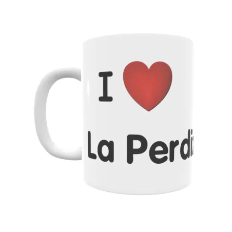 Taza - I ❤ La Perdiz Regalo original y funcional. Taza personalizada de tu localidad.