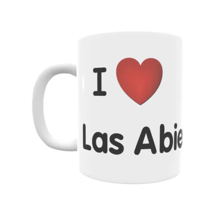 Taza - I ❤ Las Abiertas Regalo original y funcional. Taza personalizada de tu localidad.