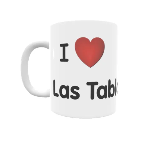 Taza - I ❤ Las Tablas Regalo original y funcional. Taza personalizada de tu localidad.