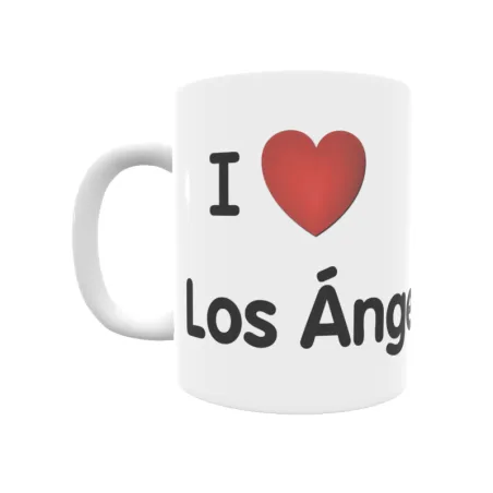 Taza - I ❤ Los Ángeles Regalo original y funcional. Taza personalizada de tu localidad.