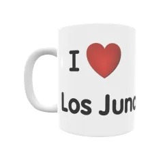 Taza - I ❤ Los Juncales Regalo original y funcional. Taza personalizada de tu localidad.