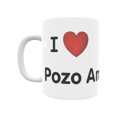 Taza - I ❤ Pozo Amargo Regalo original y funcional. Taza personalizada de tu localidad.