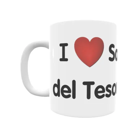 Taza - I ❤ San Martín del Tesorillo Regalo original y funcional. Taza personalizada de tu localidad.