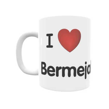 Taza - I ❤ Bermejal Regalo original y funcional. Taza personalizada de tu localidad.