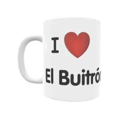 Taza - I ❤ El Buitrón Regalo original y funcional. Taza personalizada de tu localidad.