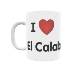 Taza - I ❤ El Calabacino Regalo original y funcional. Taza personalizada de tu localidad.