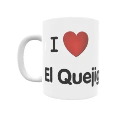 Taza - I ❤ El Quejigo Regalo original y funcional. Taza personalizada de tu localidad.