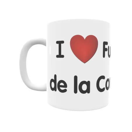 Taza - I ❤ Fuente de la Corcha Regalo original y funcional. Taza personalizada de tu localidad.