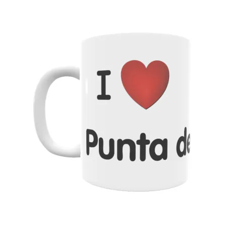 Taza - I ❤ Punta del Moral Regalo original y funcional. Taza personalizada de tu localidad.