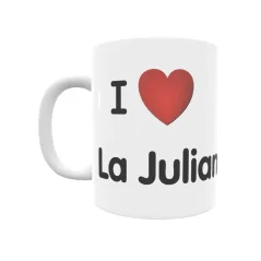 Taza - I ❤ La Juliana Regalo original y funcional. Taza personalizada de tu localidad.