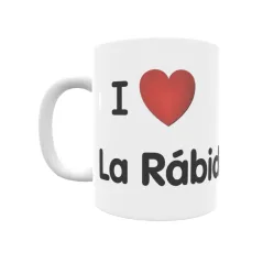 Taza - I ❤ La Rábida Regalo original y funcional. Taza personalizada de tu localidad.