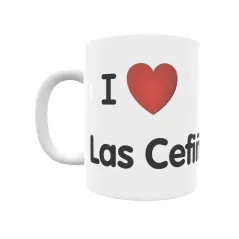 Taza - I ❤ Las Cefiñas Regalo original y funcional. Taza personalizada de tu localidad.