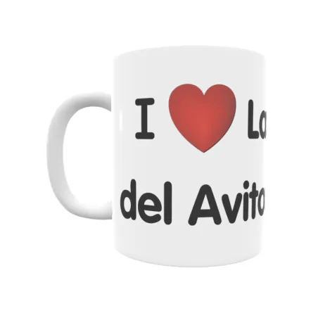 Taza - I ❤ Las Madres del Avitor Regalo original y funcional. Taza personalizada de tu localidad.