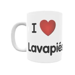 Taza - I ❤ Lavapiés Regalo original y funcional. Taza personalizada de tu localidad.