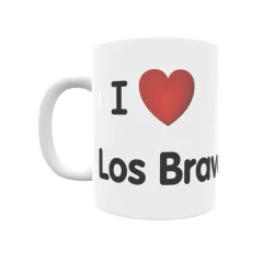 Taza - I ❤ Los Bravos Regalo original y funcional. Taza personalizada de tu localidad.