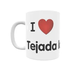 Taza - I ❤ Tejada la Nueva Regalo original y funcional. Taza personalizada de tu localidad.