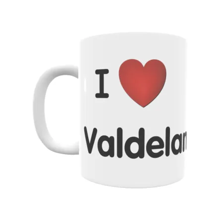 Taza - I ❤ Valdelamusa Regalo original y funcional. Taza personalizada de tu localidad.