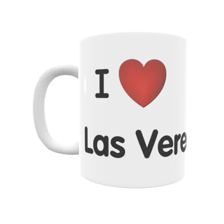 Taza - I ❤ Las Veredas Regalo original y funcional. Taza personalizada de tu localidad.