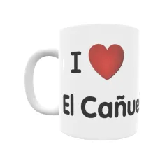 Taza - I ❤ El Cañuelo Regalo original y funcional. Taza personalizada de tu localidad.