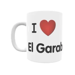 Taza - I ❤ El Garabato Regalo original y funcional. Taza personalizada de tu localidad.