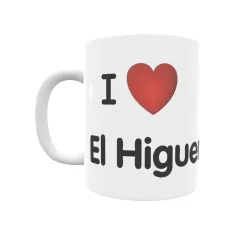 Taza - I ❤ El Higueral Regalo original y funcional. Taza personalizada de tu localidad.