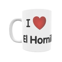 Taza - I ❤ El Hornillo Regalo original y funcional. Taza personalizada de tu localidad.