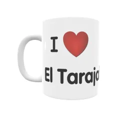 Taza - I ❤ El Tarajal Regalo original y funcional. Taza personalizada de tu localidad.