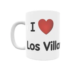 Taza - I ❤ Los Villares Regalo original y funcional. Taza personalizada de tu localidad.