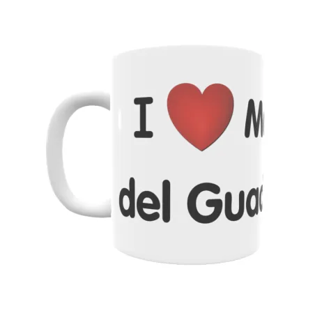 Taza - I ❤ Mesas del Guadalora Regalo original y funcional. Taza personalizada de tu localidad.