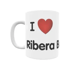 Taza - I ❤ Ribera Baja Regalo original y funcional. Taza personalizada de tu localidad.