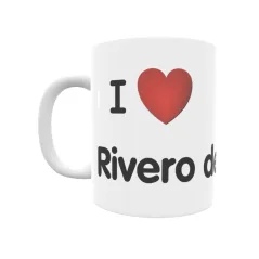 Taza - I ❤ Rivero de Posadas Regalo original y funcional. Taza personalizada de tu localidad.