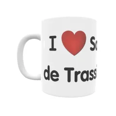 Taza - I ❤ Santa María de Trassierra Regalo original y funcional. Taza personalizada de tu localidad.